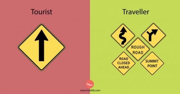 1. Turistin rotası bellidir. Ama seyahat severin kafasına estiği gibidir.